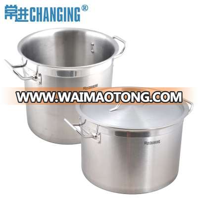 commercial Large Capacity Heavy Duty Stainless Steel Stockpot restaurant cooking pot hotel kitchen stock pot