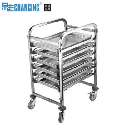 Stainless Steel Bakery Pan Tray Rack Trolley Kitchen Trolley