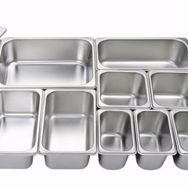 Restaurant and hotel equipment stainless steel Gastronorm container GN pan